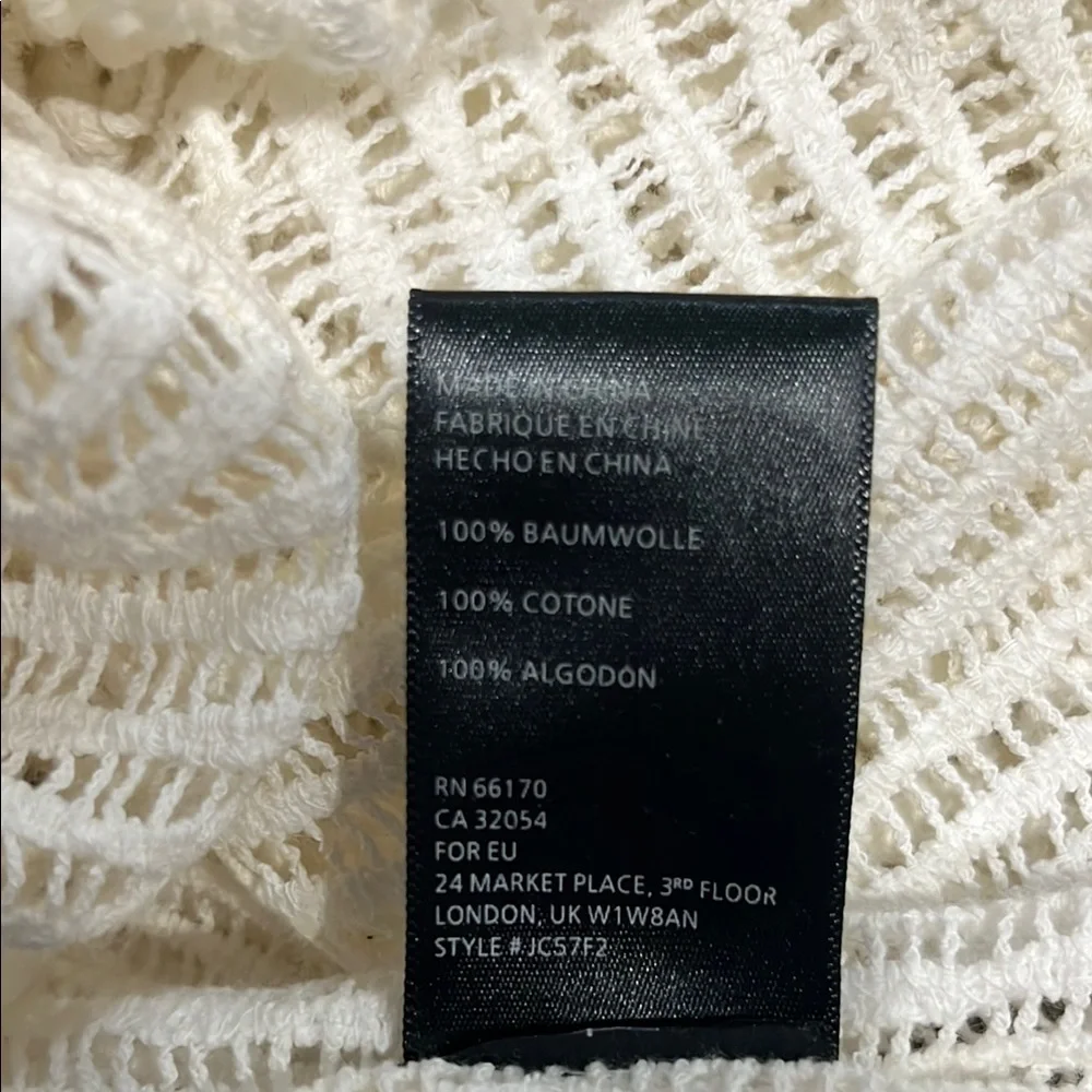Anthropologie James Coviello Janice Crocheted Top,‎ size small